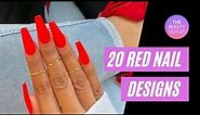 20 Red Nail Designs That Are Trending Right Now