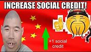 how to increase social credit