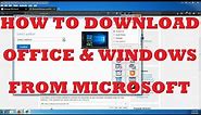 How to Download Office and Windows ISOs from Microsoft for FREE