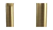 CKB 6" Shower Door Handle, Shower Glass Door Pull Back to Back Handle Compatible with 1/4" to 1/2" Thickness Glass for Frameless Shower Doors, Satin Gold with 304 Stainless Steel