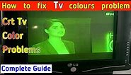 Crt Tv Colour Problems|tv colour|tv repair|crt tv|crt tv repair|vijay electronics|lg in|sony tv