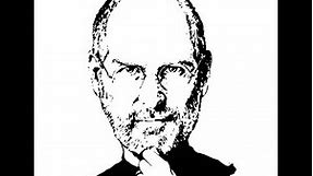 How to draw Steve Jobs face sketch drawing step by step
