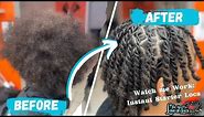 Watch Me Work| How To: Instant Starter Locs on 3B/3C hair + two strand twists style
