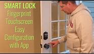 REVIEW: Fingerprint Digital Smart Door Knob, Keyless Entry with Bluetooth, Touchscreen, IC Card