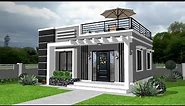 48 SQM | HOUSE with ROOF DECK DESIGN IDEA | 2 BEDROOM | 6X8M | BAHAY | SIMPLE HOUSE DESIGN