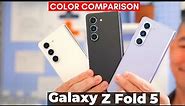 Samsung Galaxy Z Fold 5 All Colors! Whats your favourite?