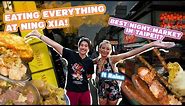 EATING EVERYTHING AT NINGXIA NIGHT MARKET ft @RainaHuang | Extreme Night Market Tour in Taipei!