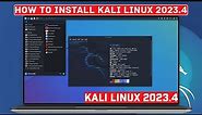 How To Install Kali Linux 2023.4 | Kali Linux 2023.4