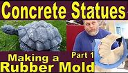 Concrete Statues - Complete Guide to Make Garden Art (Part 1 - Making the Latex Rubber Mold)