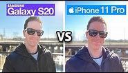 Galaxy S20 vs iPhone 11 Pro! Camera Test Comparison