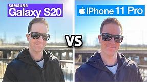 Galaxy S20 vs iPhone 11 Pro! Camera Test Comparison