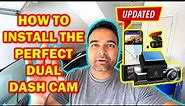 HOW TO Install a Front and Rear Dash Cam! (UPDATED Complete Guide)