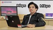 Perbedaan MBps dan Mbps