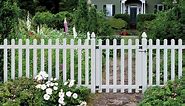 Veranda Glendale 4 ft. H x 8 ft. W White Vinyl Spaced Picket Unassembled Fence Panel with Dog Ear Pickets 152811