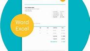 Free UK Invoice Templates | Download in Word & Excel