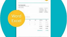 Free UK Invoice Templates | Download in Word & Excel
