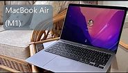 MacBook Air M1 Space Grey Unboxing in 2022