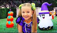 Diana and Roma Funny Halloween stories for kids