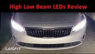 Kia Forte LX 2018 Headlight Low High Beam LED Bulbs | Install & Review