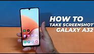 Samsung Galaxy A32 5G- How To Take a Screenshot