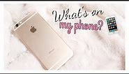 What's on my iPhone 6?