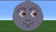 Minecraft Tutorial: How To Make The Moon Emoji