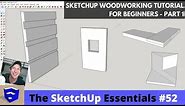 SketchUp Woodworking Tutorial for Beginners - Part 1