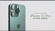 iPhone 13 Pro Alpine GREEN | aesthetic unboxing