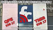 Como actualizar iPHONE a iOS 17 TurboSim | FCRD PRO funcionando FULL 2023 iOS 17 | Heicard Mix iOS17