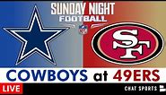 Cowboys vs. 49ers Live Streaming Scoreboard, Play-By-Play, Highlights, Stats | NFL Week 5 On SNF