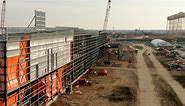 Take a look at the construction progress at the new Panasonic battery plant