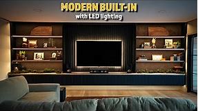 Building Our Dream Entertainment Center | Start to Finish DIY