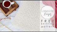 Piper Pillow FREE Knitting Pattern Video Tutorial