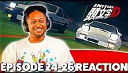 Takumi vs Takahashi! (AE86 vs FC RX-7) Initial D Episodes 24 25 26 REACTION