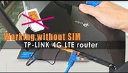 No SIM, how to setup TP-Link 4G router | NETVN
