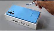 Samsung M32 5G Unboxing & Camera Test | Sky Blue Colour