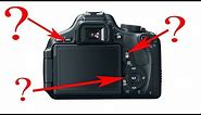 Canon Rebel Buttons Explained! (t3i)