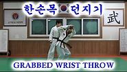 1st Black Belt Degree Hapkido Fundamentals #2 - 5 Techniques for Grabbed Wrist Throw