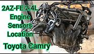 2AZ-FE Engine All Sensor Locations Of Toyota Camry