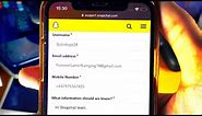 How To RECOVER Snapchat Account | [Snapchat Account Recovery Tutorial]