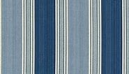 Waverly - Printed Cotton Fabric by The Yard, DIY, Craft, Project, Sewing, Upholstery and Home Décor, 54" Wide (Spotswood Stripe, Porcelain)