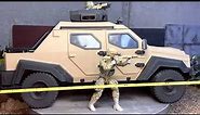Large, 1:12 scale, action figure vehicles!