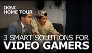 Game Room Ideas: Video Game Storage - IKEA Home Tour