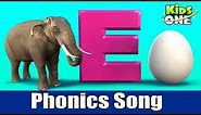 "PHONICS" Song with Two Words | A For Apple | ABC Alphabet Songs with Sounds for KIDS | kids one