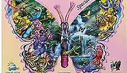 SUNSOUT INC - Butterfly Waterfall - 1000 pc Special Shape Jigsaw Puzzle by Artist: Lori Schory - Finished Size 24" x 35" - MPN# 95234