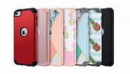 ULAK Slim Dual Layer Protective Case Fit for Apple iPod Touch 5/6th Generation