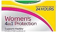 Culturelle Women’s 4-in-1 Daily Probiotic Supplements for Women - Supports Vaginal Health, Digestive Health, Immune Health, Occasional Diarrhea And Gas - Non-GMO - 30 Count