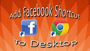 How to Add a Facebook "Shortcut" to Your Desktop