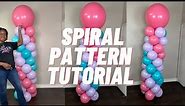 HOW TO: BASIC SPIRAL BALLOON COLUMNS | STEP BY STEP TUTORIAL | Ana Luisa Review