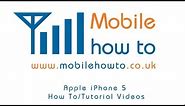 How To Turn On & Off Auto Rotate (Screen Rotation) - Apple iPhone 5